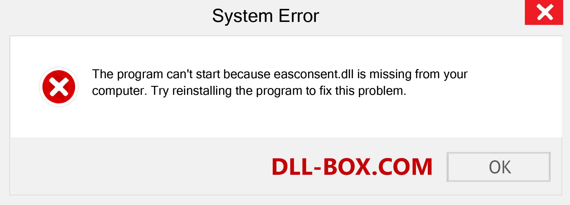  easconsent.dll file is missing?. Download for Windows 7, 8, 10 - Fix  easconsent dll Missing Error on Windows, photos, images
